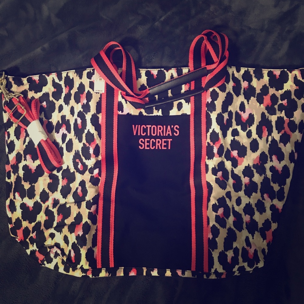 Brand new Victoria Secret cheetah print tote bag
